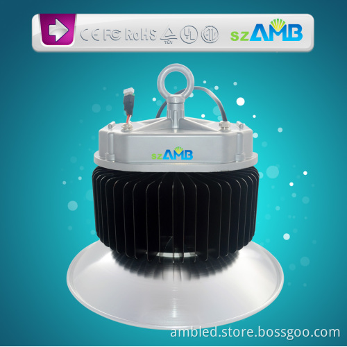 300W LED High Bay Light with Aluminum and Copper Heat Sink for Quick Heat Dissipation